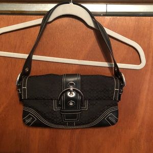 Coach Purse Black Soho Hobo G05Q-3628